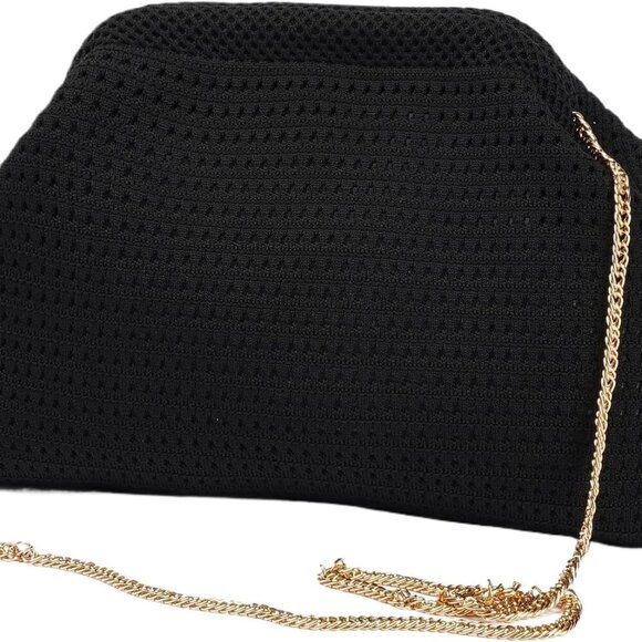 Stylish Crochet Stripped Clutch Bag for Women - Perfect for Summer Adventures - Picture 1 of 6